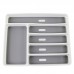 FixtureDisplays® Silverware Drawer Organizer with Six Sections and Nonslip Tray, Flatware, Utensil, Cutlery Kitchen Divider 16969